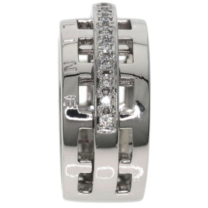 CELINE Ruby Diamond Ring Platinum PT900 Ladies [Used]