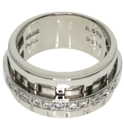 CELINE Ruby Diamond Ring Platinum PT900 Ladies [Used]