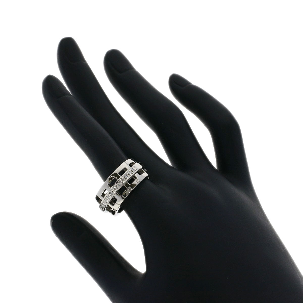 CELINE Ruby Diamond Ring Platinum PT900 Ladies [Used]