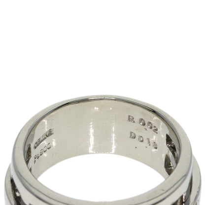 CELINE Ruby Diamond Ring Platinum PT900 Ladies [Used]