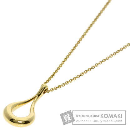 TIFFANY&Co. teardrop Necklace K18 Yellow Gold Ladies [Used]