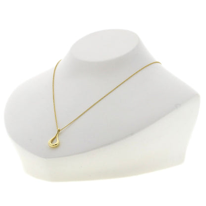 TIFFANY&Co. teardrop Necklace K18 Yellow Gold Ladies [Used]