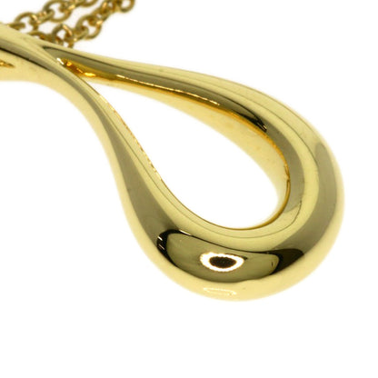 TIFFANY&Co. teardrop Necklace K18 Yellow Gold Ladies [Used]