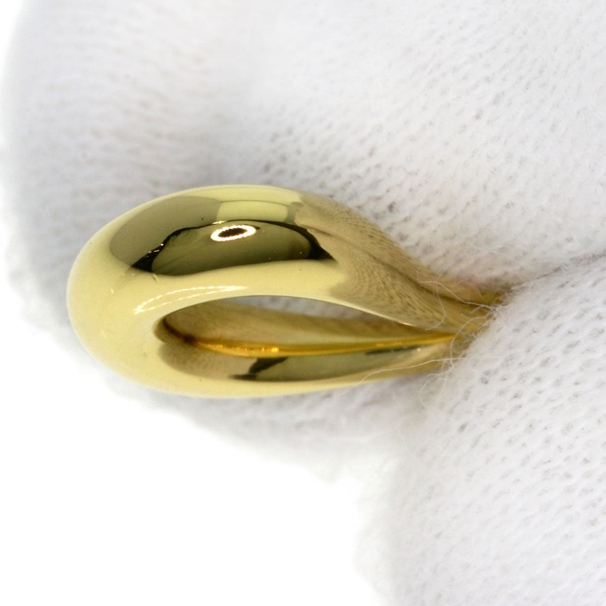 TIFFANY&Co. teardrop Necklace K18 Yellow Gold Ladies [Used]