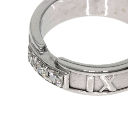 TIFFANY&Co. Atlas 3P Diamond Ring K18 White Gold Ladies [Used]