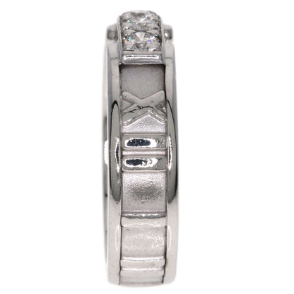 TIFFANY&Co. Atlas 3P Diamond Ring K18 White Gold Ladies [Used]