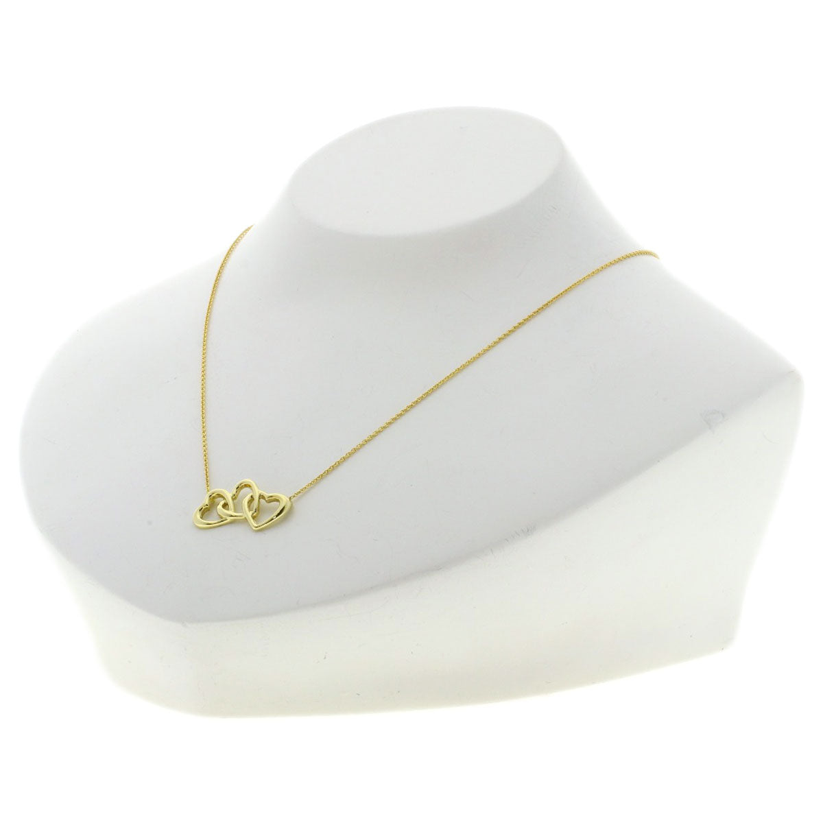 TIFFANY&Co. Triple heart Necklace K18 Yellow Gold Ladies [Used]