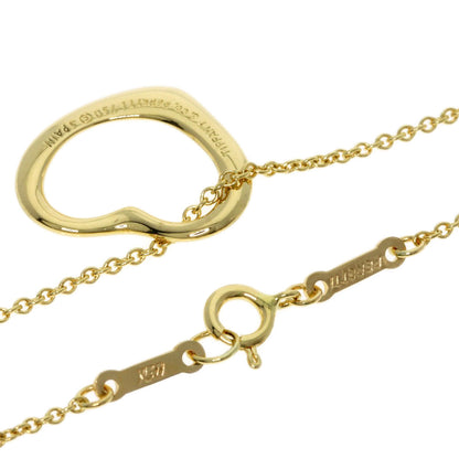TIFFANY&Co. Open heart Necklace K18 Yellow Gold Ladies [Used]