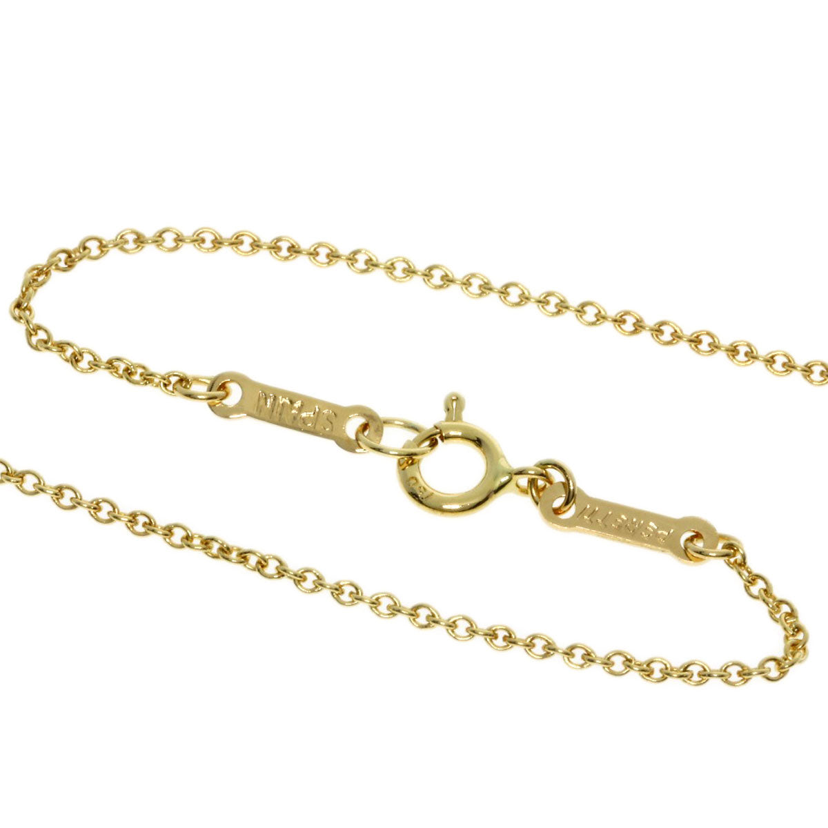 TIFFANY&Co. Open heart Necklace K18 Yellow Gold Ladies [Used]