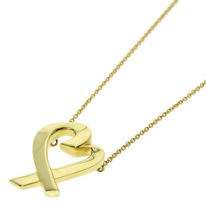 TIFFANY&Co. Loving heart Necklace K18 Yellow Gold Ladies [Used]