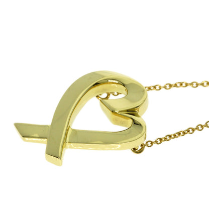 TIFFANY&Co. Loving heart Necklace K18 Yellow Gold Ladies [Used]