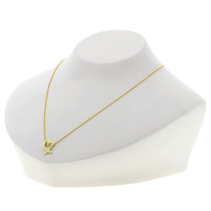 TIFFANY&Co. Loving heart Necklace K18 Yellow Gold Ladies [Used]