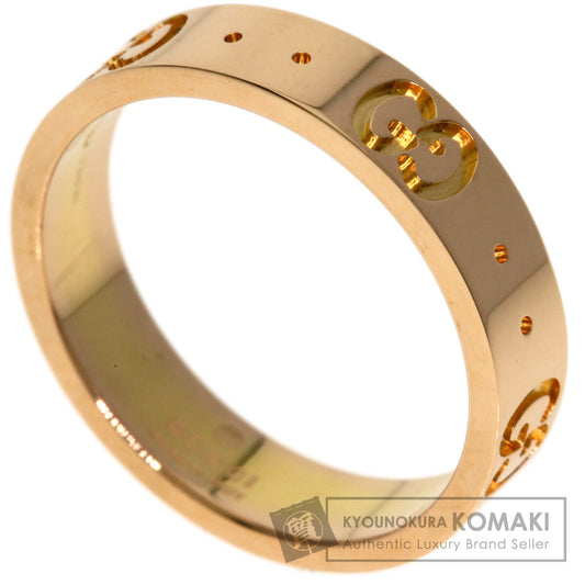 GUCCI Icon # 9 Ring K18 Pink Gold Ladies [Used]