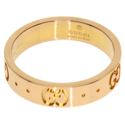 GUCCI Icon # 9 Ring K18 Pink Gold Ladies [Used]