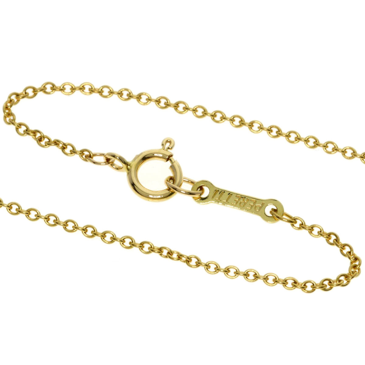 TIFFANY&Co. Leaf Necklace K18 Yellow Gold Ladies [Used]