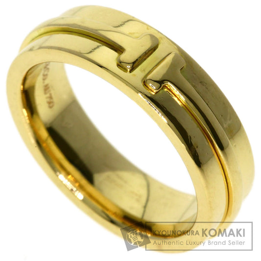 TIFFANY&Co. T TWO Ring K18 Yellow Gold Ladies [Used]