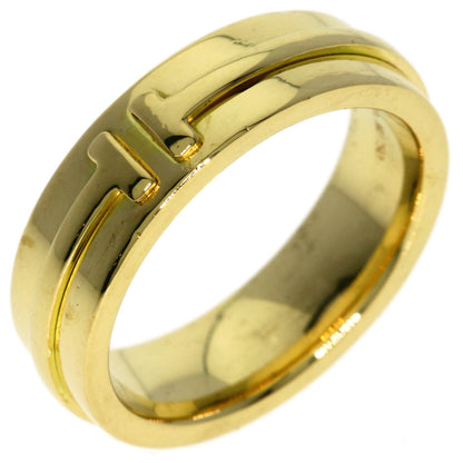 TIFFANY&Co. T TWO Ring K18 Yellow Gold Ladies [Used]