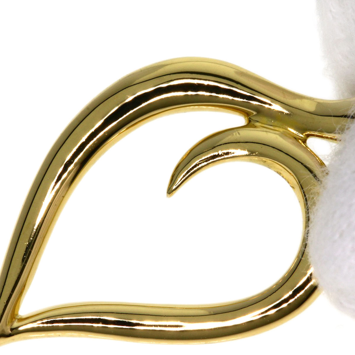 TIFFANY&Co. Leaf heart Necklace K18 Yellow Gold Ladies [Used]