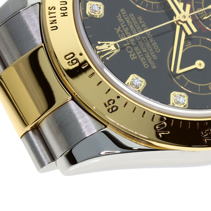 ROLEX Cosmograph Daytona 8P Diamond Watches 116523G Stainless Steel/SSxK18YG mens