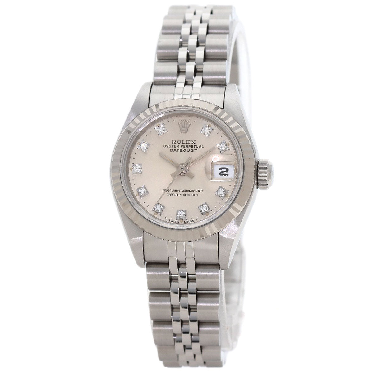 ROLEX DATEJUST 10P Diamond Watches 69174G Stainless Steel/Stainless Steel Ladies