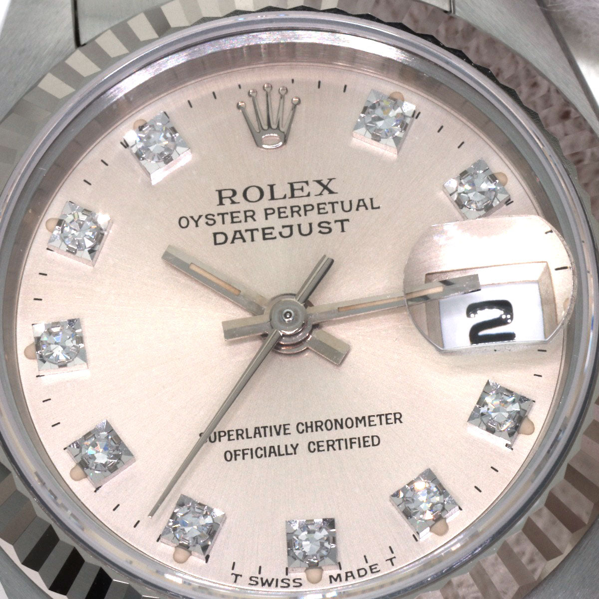 ROLEX DATEJUST 10P Diamond Watches 69174G Stainless Steel/Stainless Steel Ladies