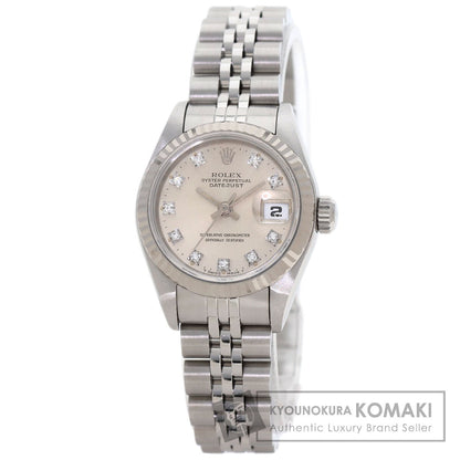 ROLEX DATEJUST 10P Diamond Watches 69174G Stainless Steel/Stainless Steel Ladies