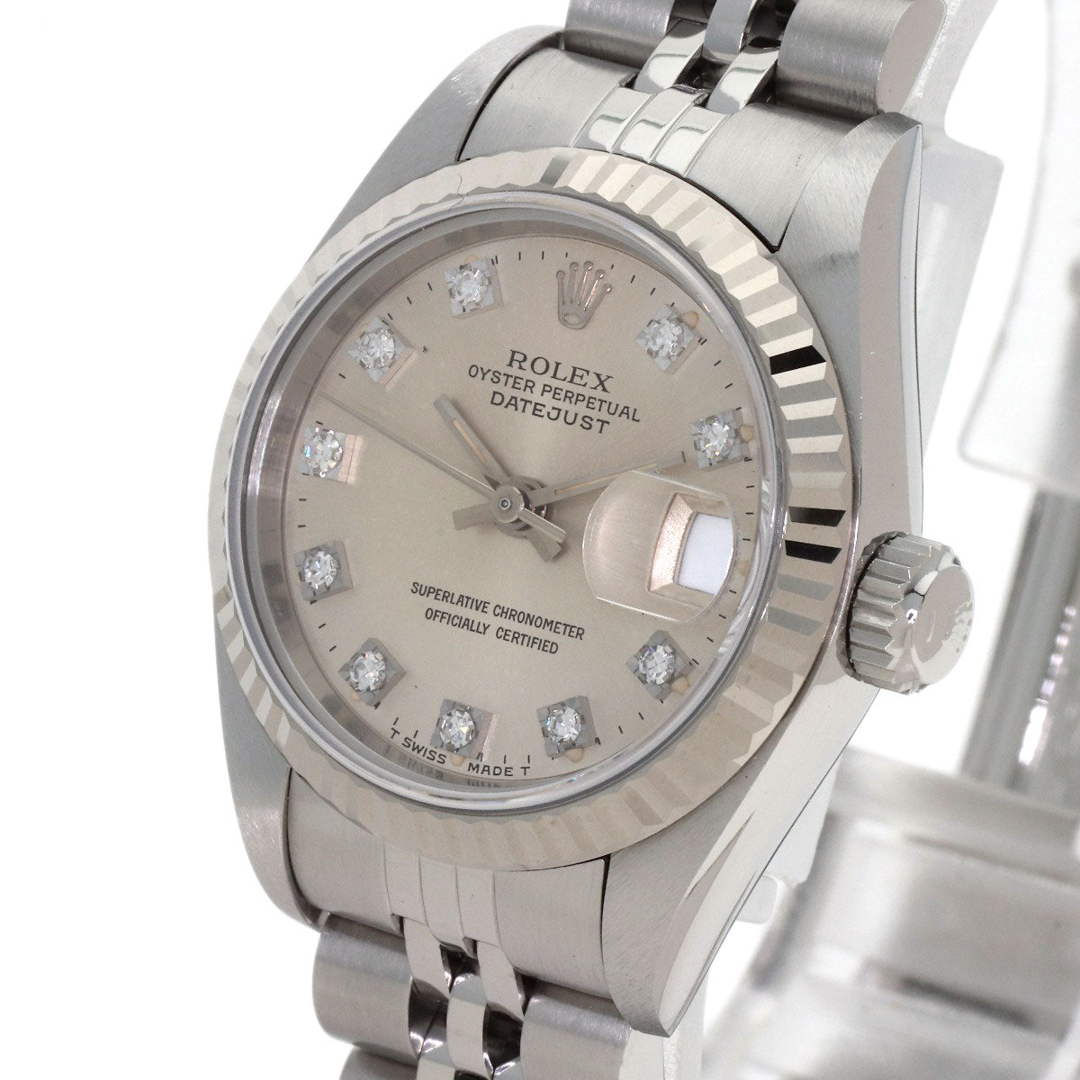 ROLEX DATEJUST 10P Diamond Watches 69174G Stainless Steel/Stainless Steel Ladies