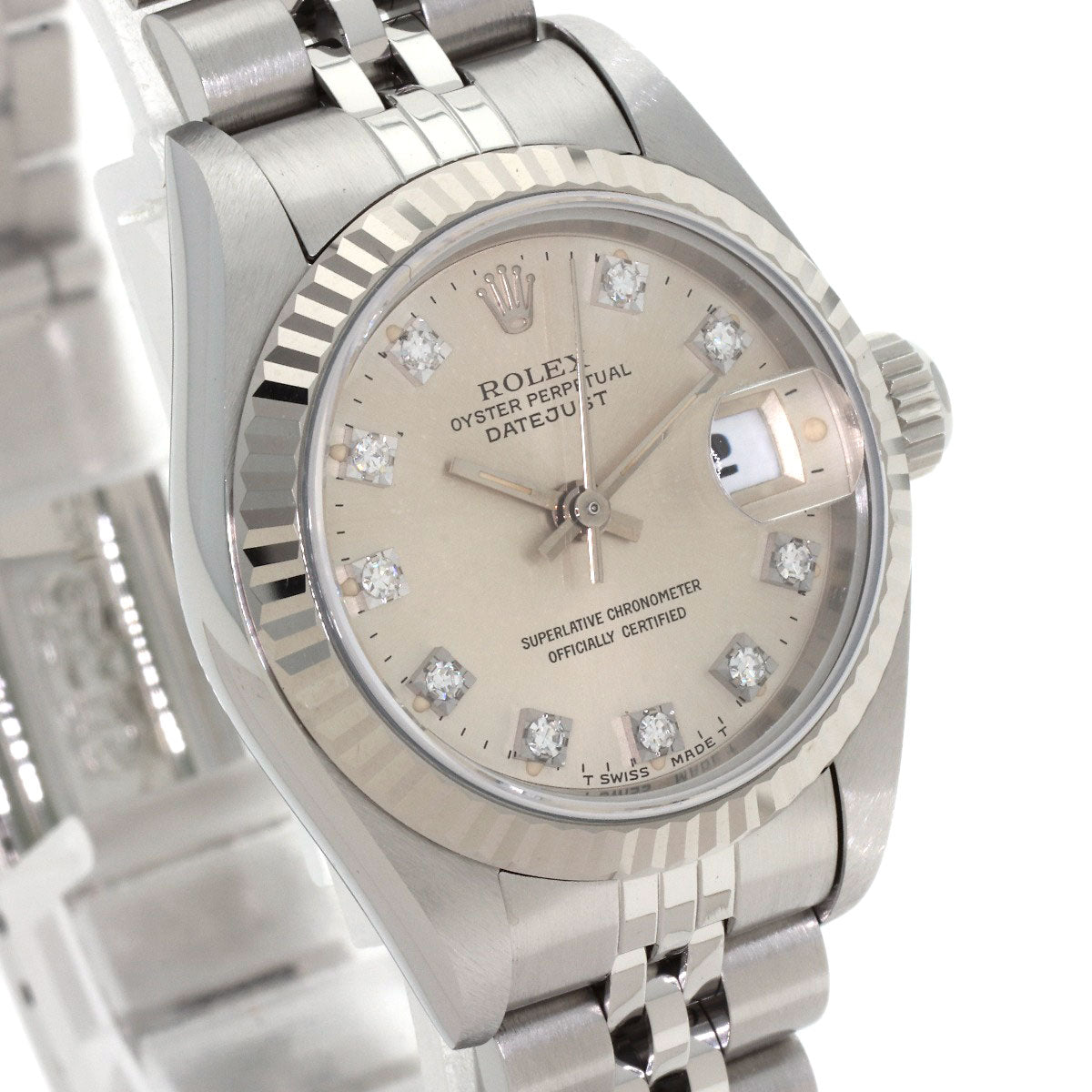 ROLEX DATEJUST 10P Diamond Watches 69174G Stainless Steel/Stainless Steel Ladies