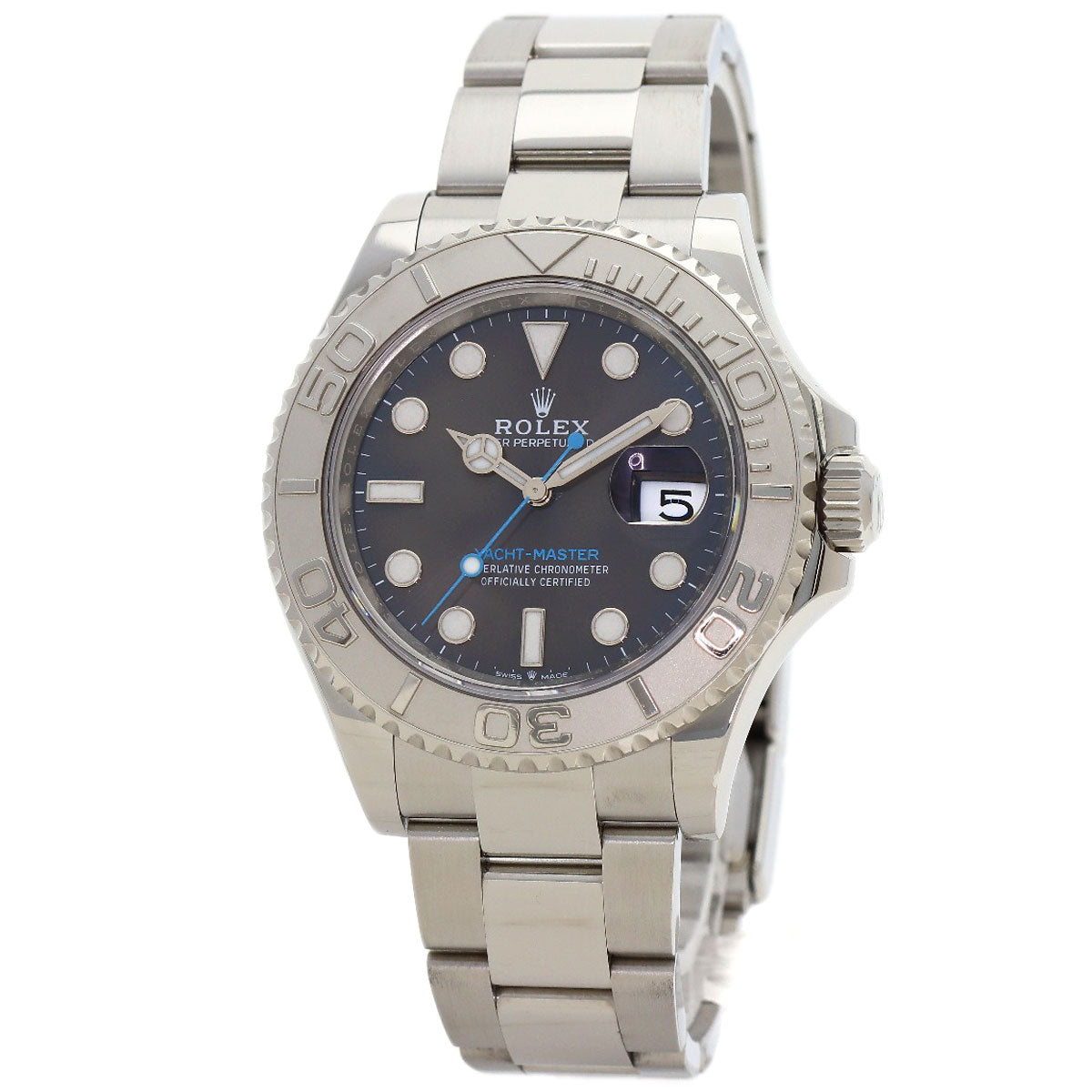 ROLEX Yacht-Master 40 Dark Rhodium Slate Watches 126622 Stainless Steel/Stainless Steel mens