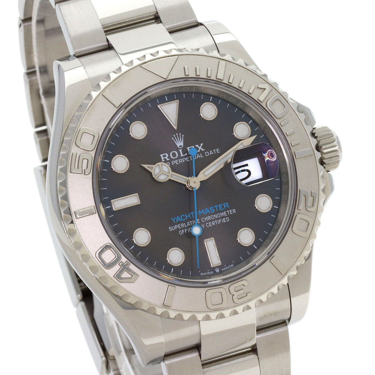 ROLEX Yacht-Master 40 Dark Rhodium Slate Watches 126622 Stainless Steel/Stainless Steel mens