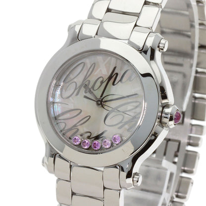 Chopard Happy Sports 5P Pink Sapphire Watches 27/8509 Stainless Steel/Stainless Steel Ladies