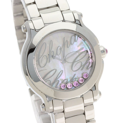 Chopard Happy Sports 5P Pink Sapphire Watches 27/8509 Stainless Steel/Stainless Steel Ladies