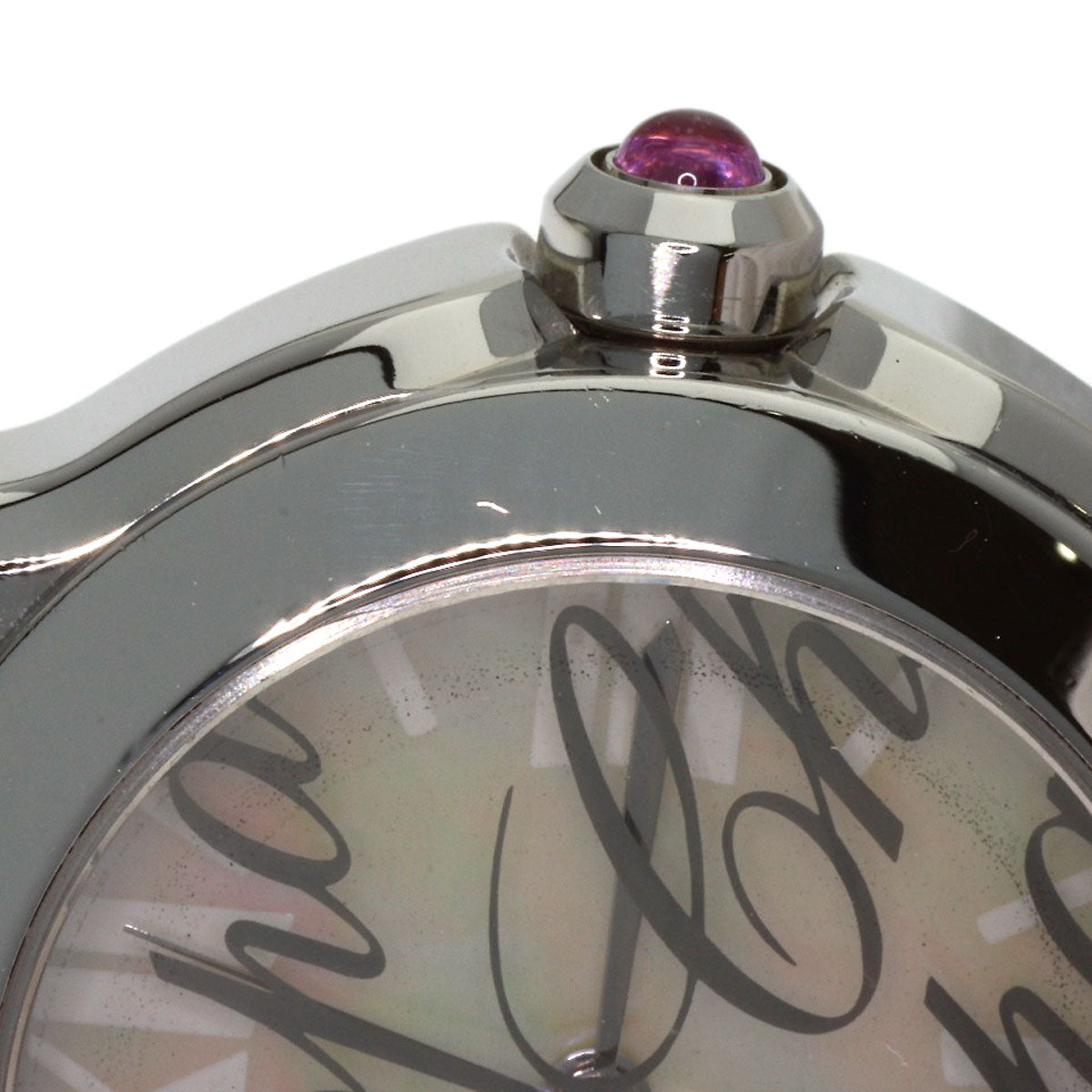 Chopard Happy Sports 5P Pink Sapphire Watches 27/8509 Stainless Steel/Stainless Steel Ladies