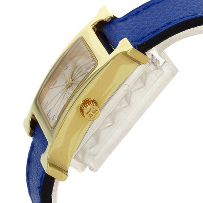 HERMES H watch Watches HH1.201 Gold Plated/Leather Ladies