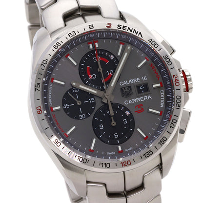 TAG HEUER Carrera Ayrton Senna Edition Caliber 16 Chronograph Watches CBB2010 Stainless Steel/Stainless Steel mens