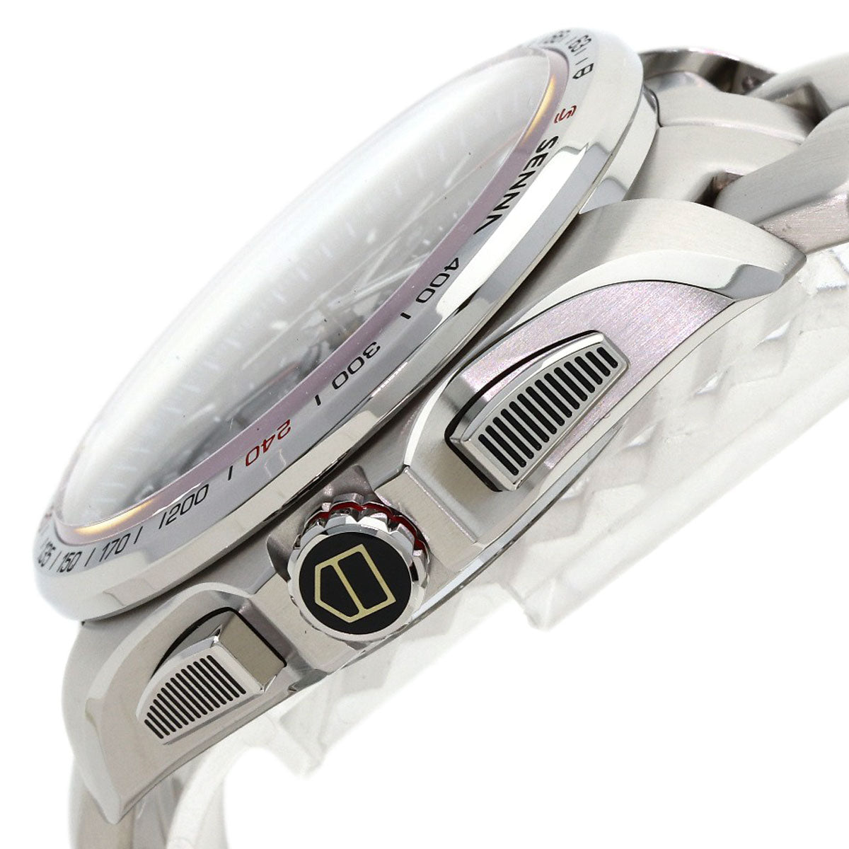 TAG HEUER Carrera Ayrton Senna Edition Caliber 16 Chronograph Watches CBB2010 Stainless Steel/Stainless Steel mens