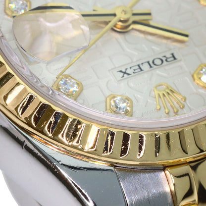 ROLEX DATEJUST 10P Diamond Watches 179173G K18 Yellow Gold/K18YGxSS Ladies