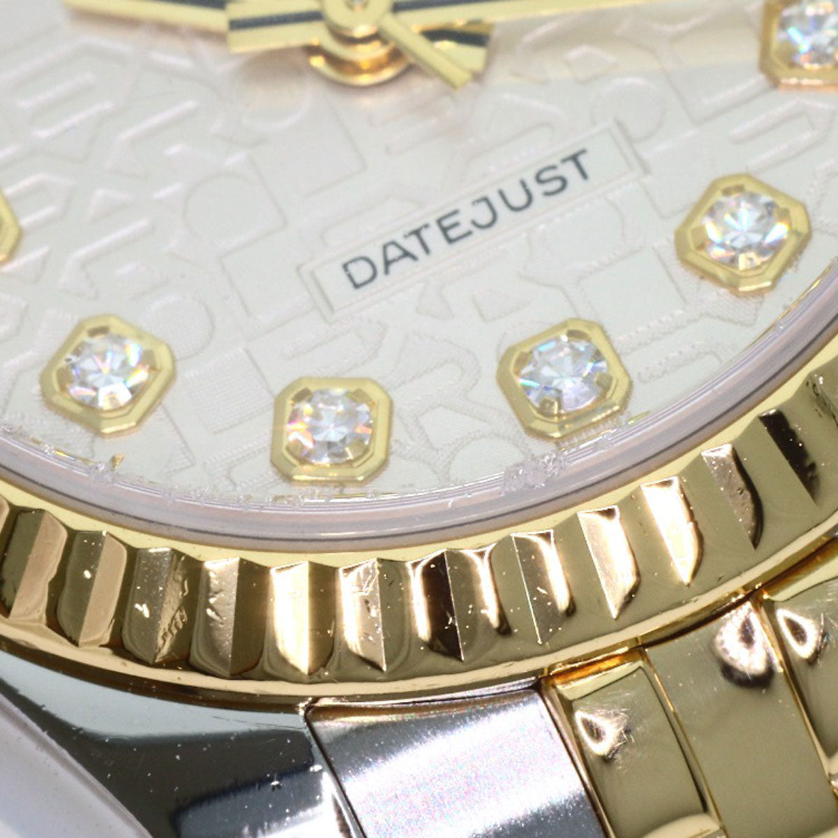 ROLEX DATEJUST 10P Diamond Watches 179173G K18 Yellow Gold/K18YGxSS Ladies