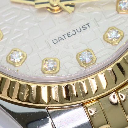 ROLEX DATEJUST 10P Diamond Watches 179173G K18 Yellow Gold/K18YGxSS Ladies