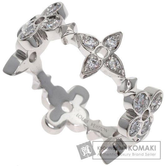 LOUIS VUITTON Fine Dentelle Diamond #50 Ring K18 White Gold Ladies [Used]