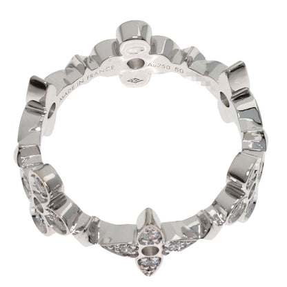 LOUIS VUITTON Fine Dentelle Diamond #50 Ring K18 White Gold Ladies [Used]