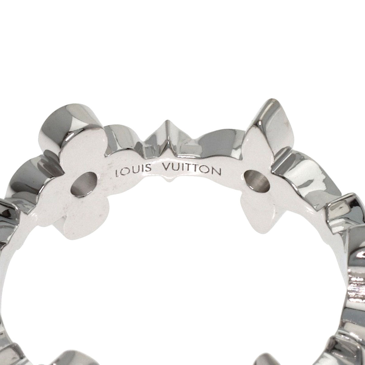 LOUIS VUITTON Fine Dentelle Diamond #50 Ring K18 White Gold Ladies [Used]