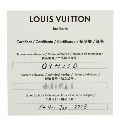LOUIS VUITTON Fine Dentelle Diamond #50 Ring K18 White Gold Ladies [Used]