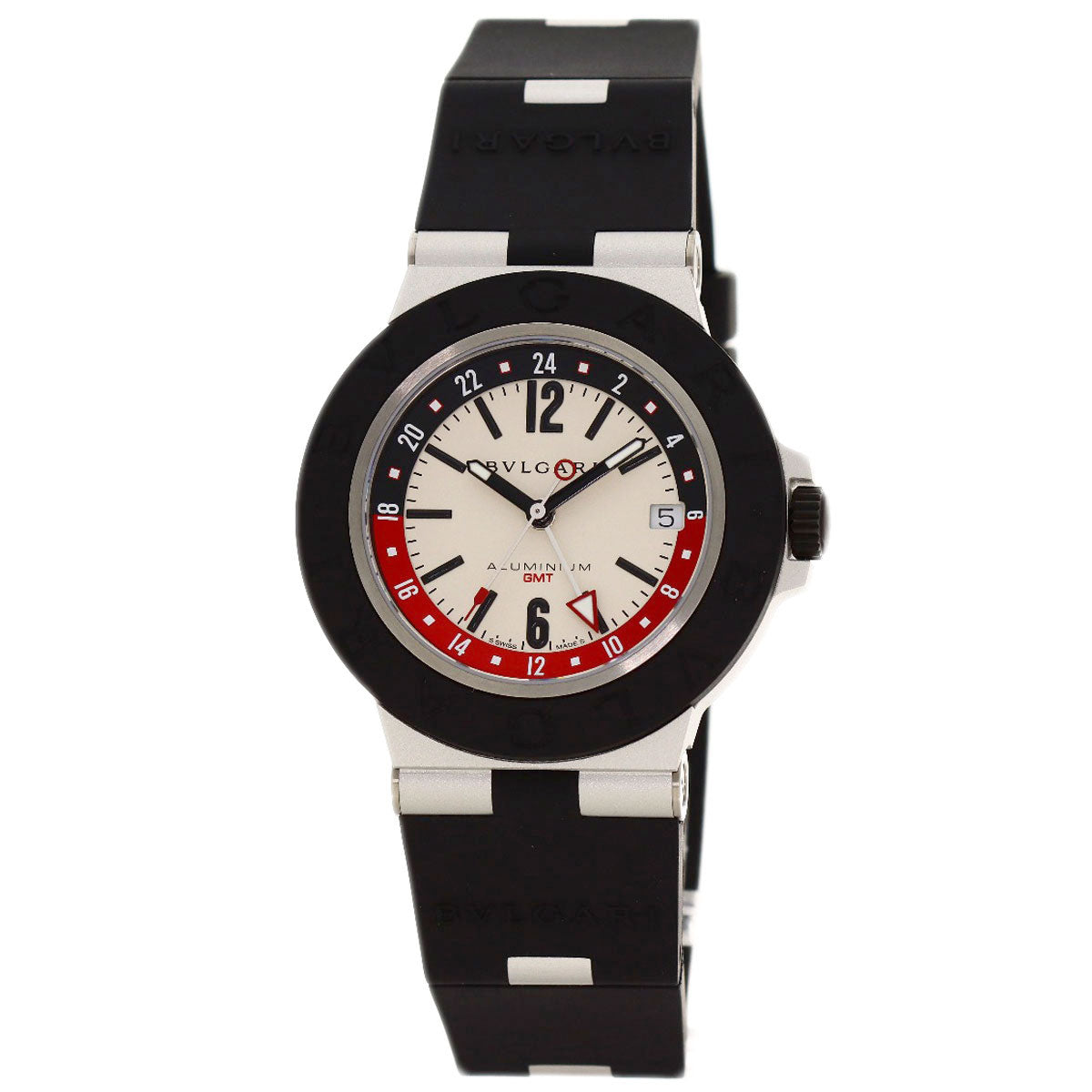 BVLGARI aluminum Watches BB40ATGMT aluminum/Rubber mens