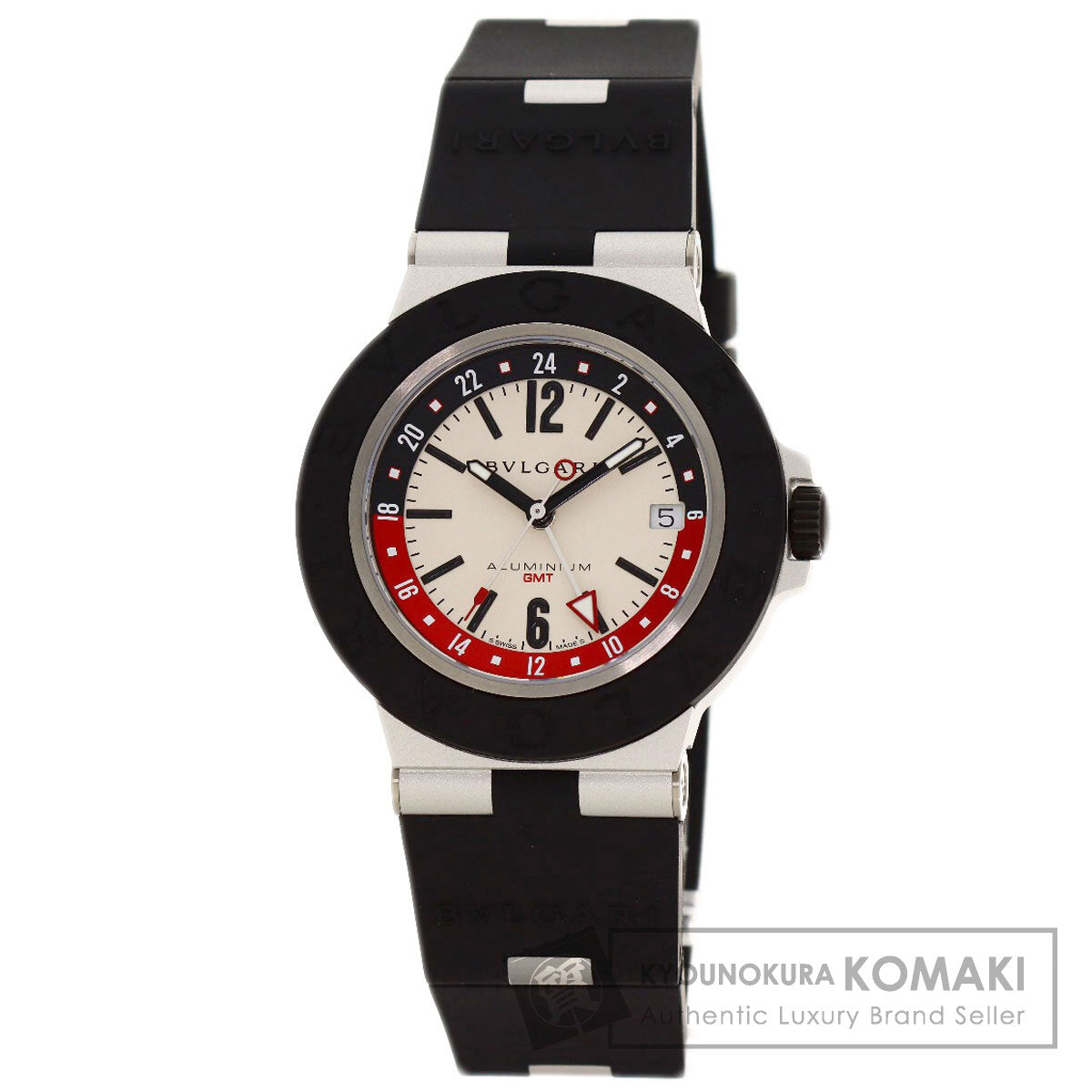 BVLGARI aluminum Watches BB40ATGMT aluminum/Rubber mens