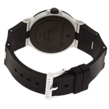 BVLGARI aluminum Watches BB40ATGMT aluminum/Rubber mens