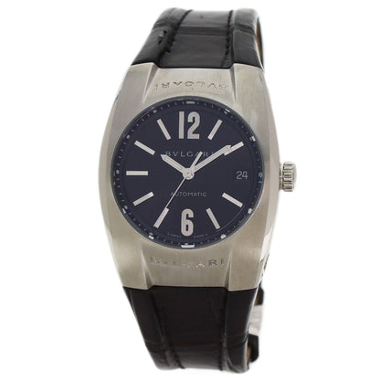 BVLGARI Elgon Watches EG35S Stainless Steel/Leather mens