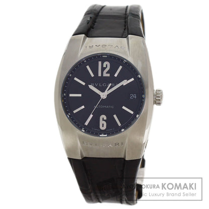BVLGARI Elgon Watches EG35S Stainless Steel/Leather mens