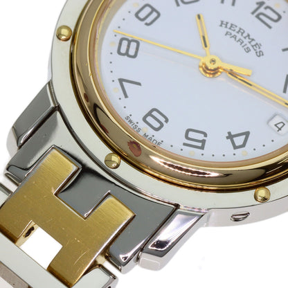 HERMES Clipper Watches CL3.240 Stainless Steel/SSxGP Ladies