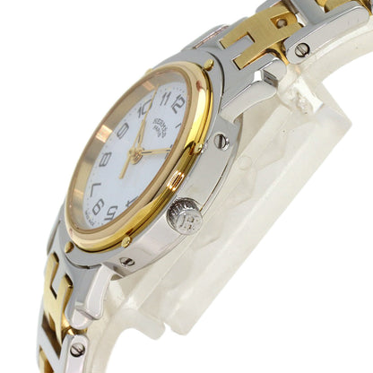 HERMES Clipper Watches CL3.240 Stainless Steel/SSxGP Ladies